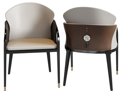 新中式休闲椅子、餐椅