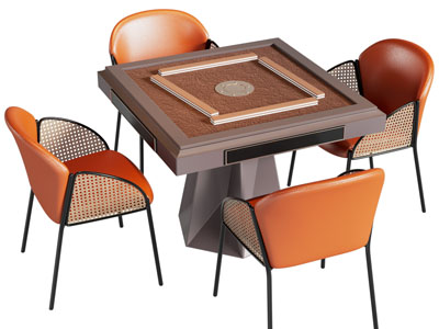 现代方形麻将娱乐桌