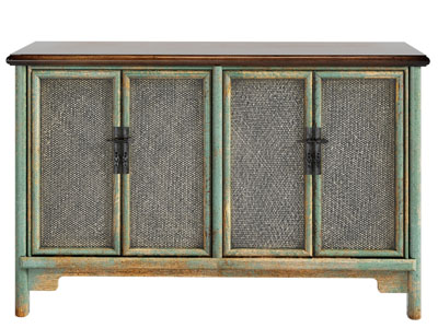 现代复古做旧玄关柜、边柜