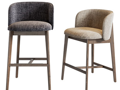 北欧布艺吧椅、休闲椅子