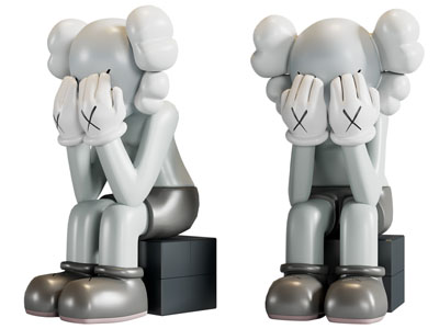 现代kwas公仔雕塑雕刻摆件3d模型 现代kwas公仔雕塑雕刻摆件