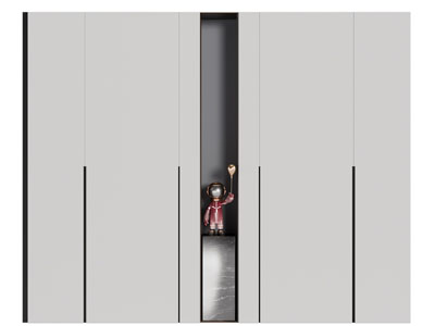 现代衣柜3d模型 现代衣柜