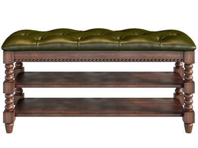 美式实木沙发凳子