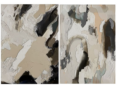 现代抽象装饰挂画3d模型 现代抽象装饰挂画