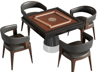 现代方形麻将娱乐桌