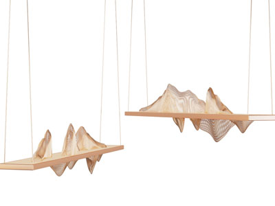 新中式山脉吊灯