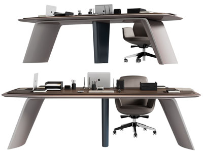 现代书桌椅组合