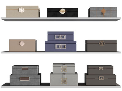 新中式礼物包装盒摆件