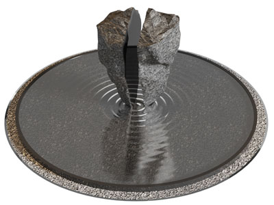 现代水景景观园艺小品