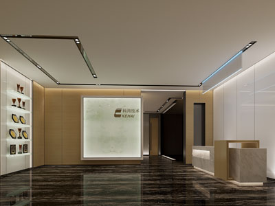 现代公司大堂前台接待