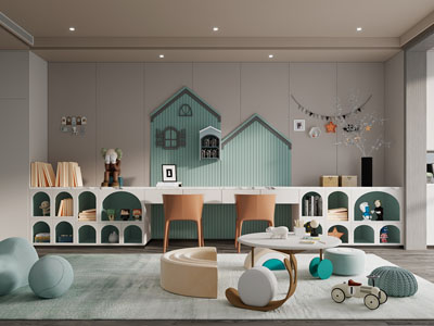 现代幼儿空间活动教室