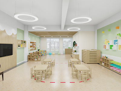 现代幼儿空间活动教室