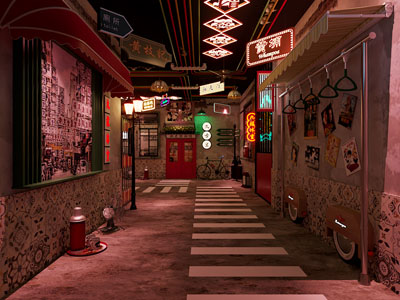 工业风loft民国风复古街道