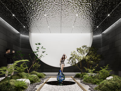 现代室内景观园艺小品