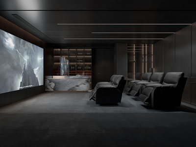 现代视听室、影音室