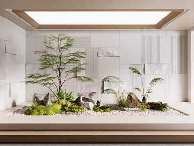 现代室内景观园艺小品