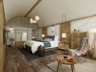 新中式民宿酒店客房