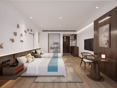 新中式酒店客房