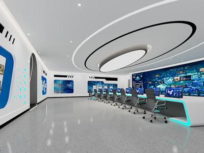 现代数据指挥控制中心、监控室