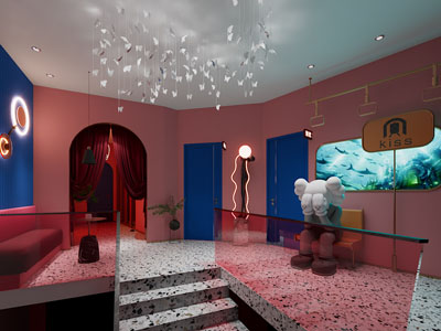 现代网红剧本杀、实景场馆