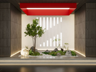 现代室内景观园艺小品