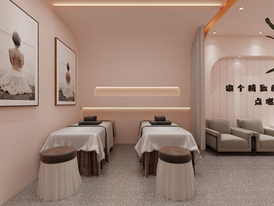 现代SPA桑拿美容按摩所3d模型 现代SPA桑拿美容按摩所