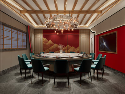 新中式酒店包厢包间