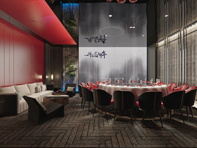 新中式酒店包厢包间
