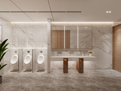 现代公共卫生间、洗手间