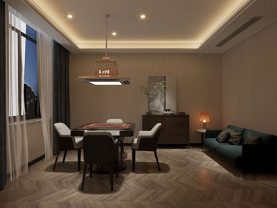 现代麻将娱乐休闲室