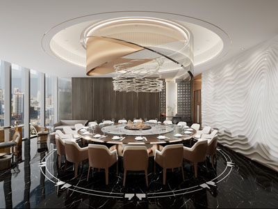 新中式酒店包厢包间