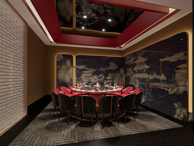 新中式酒店包厢包间