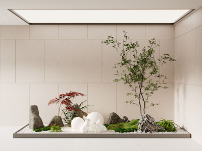 现代室内景观园艺小品