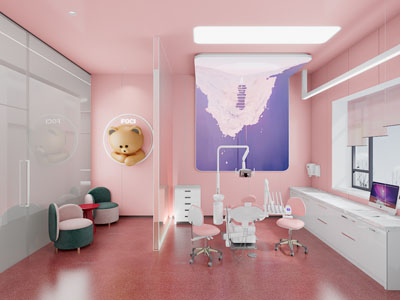 现代儿童牙科诊所治疗室