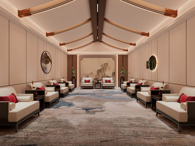 新中式贵宾室、会客厅