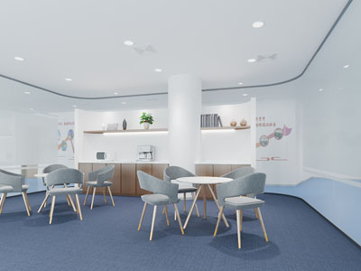 北欧公司茶水间、休闲区