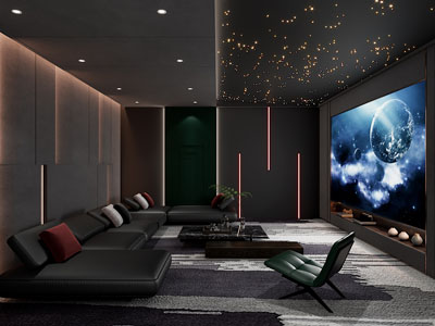 现代视听室、影音室