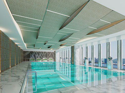 现代室内游泳馆