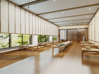 新中式书法字画活动室