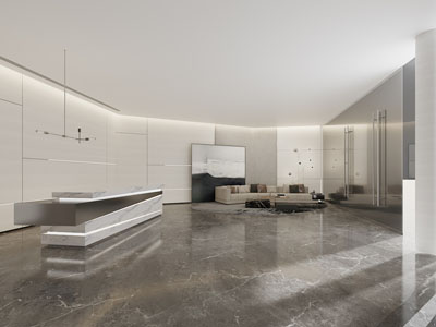 现代公司大堂前台接待