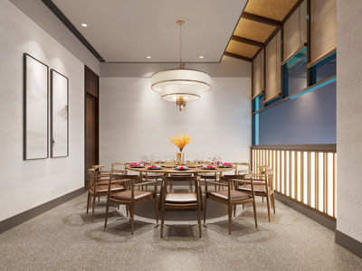 新中式酒店包厢包间