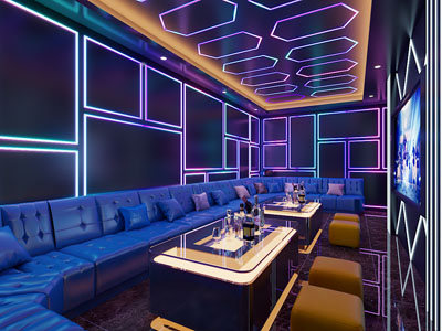 现代KTV包房