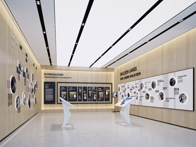 现代企业产品展厅展览