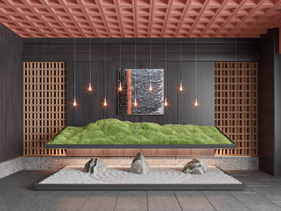 现代室内景观园艺小品