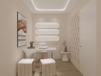 侘寂风美容咨询室、工作室