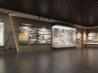 现代中国近代战争史展厅展览