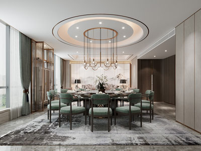 新中式酒店包厢包间