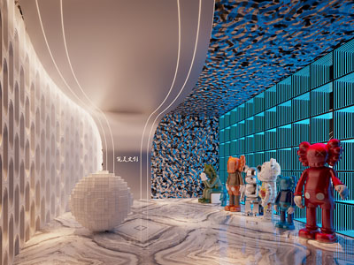 现代kwas公仔、暴力熊打卡馆、网红打卡厅