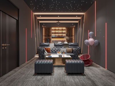 现代影音室、视听室