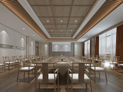 新中式会议室、会议厅